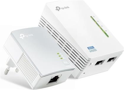 TL-WPA4220KIT POWERLINE ΔΙΠΛΟ KIT ΑΣΥΡΜΑΤΗ ΣΥΝΔΕΣΗ ΕΩΣ 300MBPS ΜΕ WIFI 4 ΚΑΙ 2 ΘΥΡΕΣ ETHERNET TP-LINK