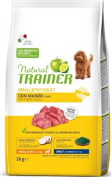 ΤΡΟΦΗ ΣΚΥΛΟΥ NATURAL MINI ADULT ΒΟΔΙΝΟ (2KG) TRAINER