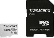 300S TS128GUSD300S-A 128GB MICRO SDXC UHS-I U3 V30 A1 CLASS 10 WITH ADAPTER TRANSCEND
