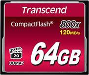 COMPACTFLASH 800 64GB UDMA7 MLC NAND FLASH TS64GCF800 TRANSCEND
