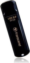 JETFLASH 700 64GB USB 3.0 STICK ΜΑΥΡΟ TRANSCEND