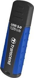JETFLASH 810 128GB USB 3.0 STICK ΜΑΥΡΟ/ΜΠΛΕ TRANSCEND