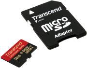 TS16GUSDHC10U1 16GB MICRO SDHC CLASS 10 UHS-I 600X ULTIMATE WITH ADAPTER TRANSCEND