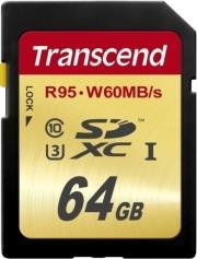 TS64GSDU3 64GB SDXC CLASS 10 UHS-I U3 ULTIMATE TRANSCEND από το e-SHOP