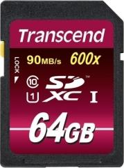 TS64GSDXC10U1 64GB SDXC CLASS 10 UHS-I 600X ULTIMATE TRANSCEND