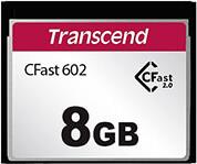 TS8GCFX602 CFX602 8GB CFAST 2.0 COMPACT FLASH MLC NAND TRANSCEND από το e-SHOP