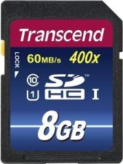 TS8GSDU1 8GB SDHC CLASS 10 UHS-I 300X PREMIUM TRANSCEND