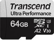 ULTRA PERFORMANCE USD340S MICRO SDXC 64GB U3 V30 A2 TS64GUSD340S TRANSCEND