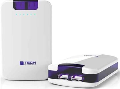 POWERBANK 977 7.800MAH - WHITE/PURPLE TRAVEL BLUE