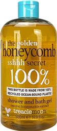 THE GOLDEN HONEYCOMB SECRET BATH & SHOWER GEL ΑΝΑΖΩΟΓΟΝΗΤΙΚΟ & ΕΝΥΔΑΤΙΚΟ ΑΦΡΟΛΟΥΤΡΟ ΣΩΜΑΤΟΣ ΜΕ ΑΡΩΜΑ ΜΕΛΙ 500ML TREACLEMOON