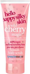 WILD CHERRY MAGIC SMOOTH BODY SCRUB ΑΠΑΛΟ ΑΠΟΛΕΠΙΣΤΙΚΟ ΣΩΜΑΤΟΣ ΜΕ ΑΡΩΜΑ ΚΕΡΑΣΙ 225ML TREACLEMOON