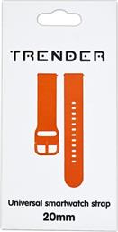 ΛΟΥΡΑΚΙ SPORT BAND ΓΙΑ UNIVERSAL 20MM - ORANGE TRENDER