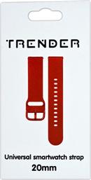 ΛΟΥΡΑΚΙ SPORT BAND ΓΙΑ UNIVERSAL 20MM - RED TRENDER