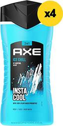 AXE ΝΤΟΥΣ ICE CHILL 1200ML(4Χ400ML) TRESEMME