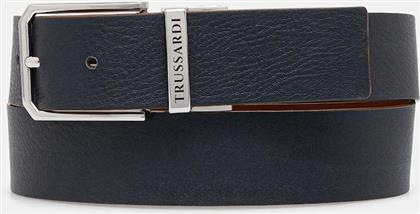 ΔΕΡΜΑΤΙΝΗ ΖΩΝΗ ΧΡΩΜΑ: ΝΑΥΤΙΚΟ ΜΠΛΕ, B353B000009N TRUSSARDI
