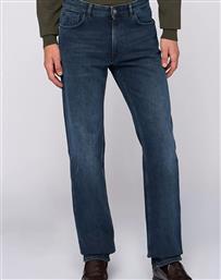 JEANS-5 TASCHE 380 ICON IN DENIM BLUE/BLACK STONE WASHED CON TRATTAMENTO CHIMICO TRUSSARDI
