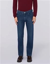 JEANS -5 TASCHE 380 ICON IN DENIM BLUE STONE WASHED CON TRATTAMENTO CHIMICO TRUSSARDI