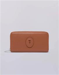 SOCIETY ZIP AROUND WALLET LG - CALF LEATHER (ΔΙΑΣΤΑΣΕΙΣ: 19.5 X 10.5ΕΚ.) TRUSSARDI