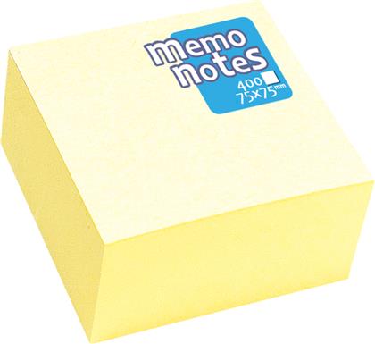 ΚΥΒΟΣ 76Χ76 ΚΙΤΡΙΝΟΣ 400 ΦΥΛΛΩΝ MEMO NOTES Σ33208 ΤΣΑ ΦΑΛ