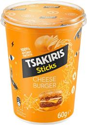 STICKS CUP CHEESEBURGER 60G TSAKIRIS