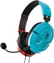 : RECON 50 WIRED GAMING HEADSET FOR XBOX, PS, SWITCH, PC, MOBILE COLOR: RED/BLUE TURTLE BEACH