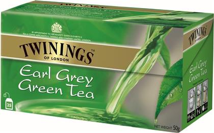 ΤΣΑΙ EARL GREY GREEN TEA (25 ΦΑΚ X 1,6 G) TWININGS από το e-FRESH