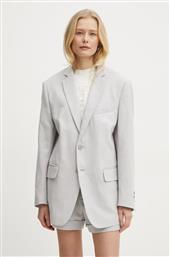 BLAZER ΜΕ ΜΕΙΓΜΑ ΛΙΝΩΝ ΧΡΩΜΑ: ΓΚΡΙ, 251TP2760 TWINSET