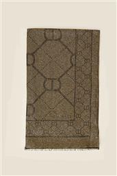 ΓΥΝΑΙΚΕΙΑ ΕΣΑΡΠΑ JACQUARD ΜΕ OVAL T PRINT - 252TO5550 ΚΑΦΕ TWINSET