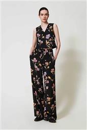 ΓΥΝΑΙΚΕΙΟ ΓΙΛΕΚΟ CREPE ΜΕ FLORAL PRINT - 251TP2777 ΜΑΥΡΟ TWINSET