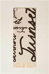 ΓΥΝΑΙΚΕΙΟ ΚΑΣΚΟΛ JACQUARD ΜΕ LETTERING LOGO - 252TO5061 ΕΚΡΟΥ TWINSET