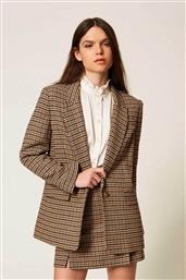 ΓΥΝΑΙΚΕΙΟ ΣΑΚΑΚΙ ΜΕ ΚΑΡΟ ΣΧΕΔΙΟ STRAIGHT FIT - 252TT2420 ΚΑΜΗΛΟ TWINSET