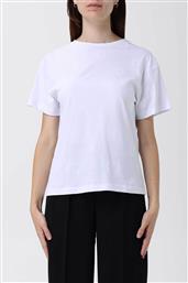 ΓΥΝΑΙΚΕΙΟ T-SHIRT ΜΕ ALL-OVER ΑΝΑΓΛΥΦΟ ΛΟΓΟΤΥΠΟ - 252TP2055 ΛΕΥΚΟ TWINSET
