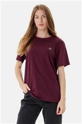 ΓΥΝΑΙΚΕΙΟ T-SHIRT ΜΕ ΜΕΤΑΛΛΙΚΟ ΛΟΓΟΤΥΠΟ ΣΤΟ ΣΤΗΘΟΣ - 252TP2057 ΜΠΟΡΝΤΟ TWINSET