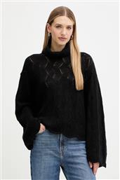 ΠΟΥΛΟΒΕΡ ΜΕ ΠΡΟΣΘΗΚΗ ΜΑΛΛΙΟΥ ΧΡΩΜΑ: ΜΑΥΡΟ, 252TT3424 TWINSET