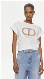 T-SHIRT 241TT2142 ΛΕΥΚΟ LOOSE FIT TWINSET