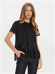 T-SHIRT 242TT2470 ΜΑΥΡΟ REGULAR FIT TWINSET