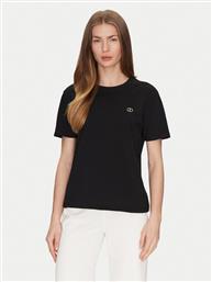 T-SHIRT 251TP2074 ΜΑΥΡΟ REGULAR FIT TWINSET