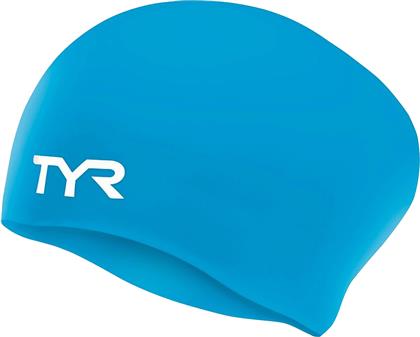 ΣΚΟΥΦΑΚΙ LONG HAIR WRINKLE-FREE SILICONE ADULT SWIM CAP ΜΠΛΕ TYR