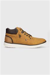 ΑΝΔΡΙΚΑ ΜΠΟΤΑΚΙΑ YGOR010-TAN ΚΙΤΡΙΝΟ US POLO ASSN