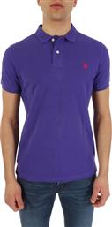 ΑΝΔΡΙΚΗ ΜΠΛΟΥΖΑ POLO ΚΟΝΤΟΜΑΝΙΚΗ 6507941029-235 ΜΩΒ US POLO ASSN