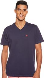 ΑΝΔΡΙΚΟ T-SHIRT V-NECK MART 6803849351-179 ΜΠΛΕ US POLO ASSN