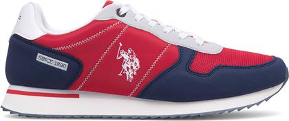 ΑΘΛΗΤΙΚΑ ALTENA001A ΚΟΚΚΙΝΟ US POLO ASSN