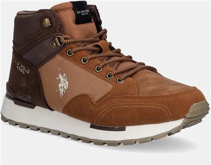 ΑΘΛΗΤΙΚΑ ARON008 ΧΡΩΜΑ: ΚΑΦΕ, ARON008M/EST1 US POLO ASSN