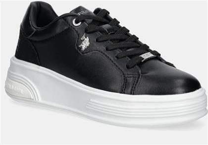 ΑΘΛΗΤΙΚΑ ASUKA010W/5YS1 ΧΡΩΜΑ: ΜΑΥΡΟ, ASUKA US POLO ASSN