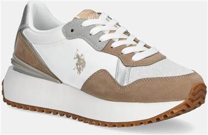 ΑΘΛΗΤΙΚΑ BAYLE ΧΡΩΜΑ: ΚΑΦΕ, BAYLE003W/5TU1 US POLO ASSN