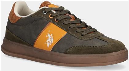 ΑΘΛΗΤΙΚΑ CAMPY004A ΧΡΩΜΑ: ΠΡΑΣΙΝΟ, CAMPY004M/EUT1 US POLO ASSN