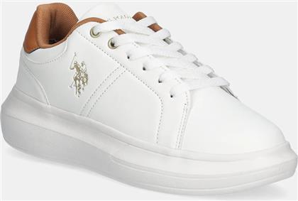 ΑΘΛΗΤΙΚΑ CHELIS002 ΧΡΩΜΑ: ΑΣΠΡΟ, CHELIS002W/EY1 US POLO ASSN