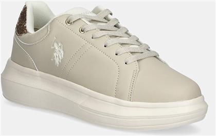 ΑΘΛΗΤΙΚΑ CHELIS002A ΧΡΩΜΑ: ΜΠΕΖ, CHELIS002W/EYN1 US POLO ASSN