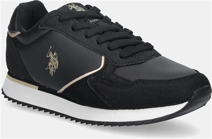 ΑΘΛΗΤΙΚΑ CHRIS002 ΧΡΩΜΑ: ΜΑΥΡΟ, CHRIS002W/EYH1 US POLO ASSN