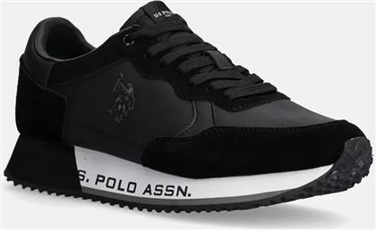 ΑΘΛΗΤΙΚΑ CLEEF ΧΡΩΜΑ: ΜΑΥΡΟ, CLEEF006M/DUS1 US POLO ASSN